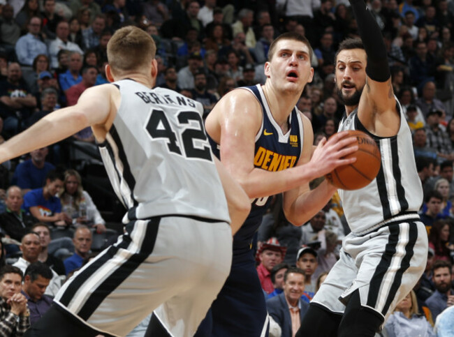 Spurs Nuggets Basketball