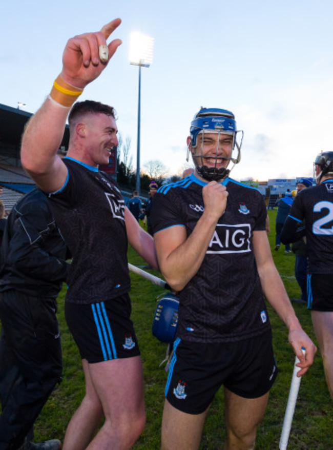 John Hetherton and Eoghan OÕDonnell celebrate winning