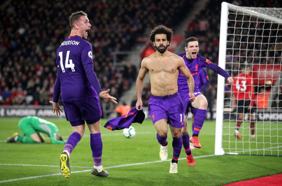 Southampton v Liverpool - Premier League - St Mary's Stadium