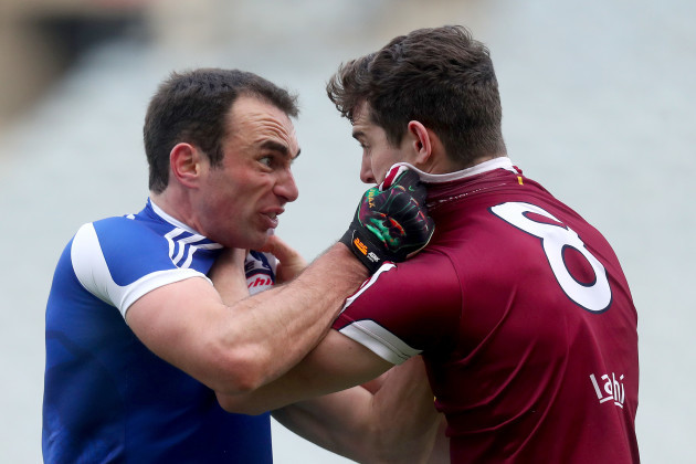 Tempers flare between Sam Duncan and Gareth Dillon