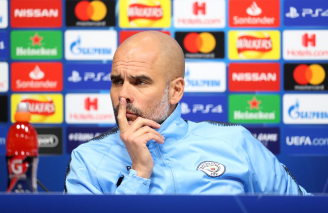 Manchester City Training and Press Conference - Tottenham Hotspur Stadium