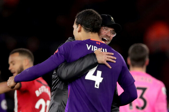 Southampton v Liverpool - Premier League - St Mary's Stadium