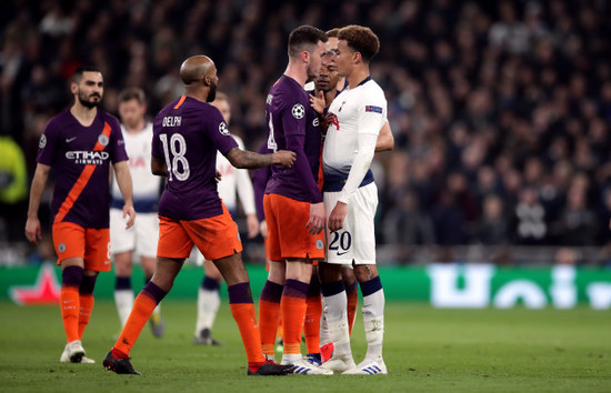 Tottenham Hotspur v Manchester City - UEFA Champions League - Quarter Final - First Leg - Tottenham Hotspur Stadium