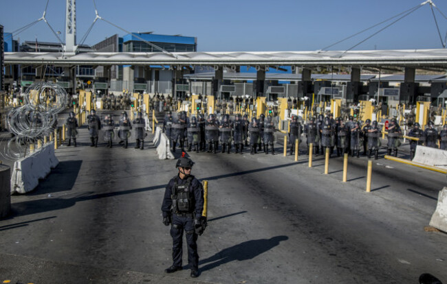 US Customs and Border Protection practise closing the borders