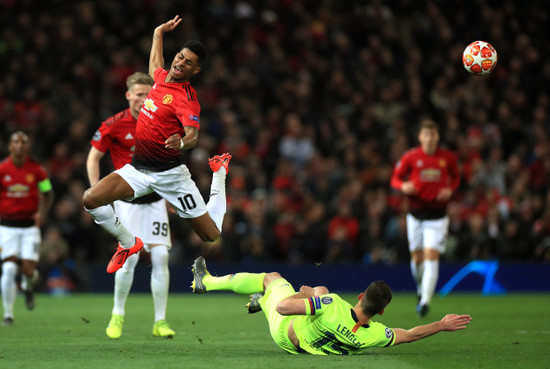 Manchester United v Barcelona - UEFA Champions League - Quarter Final - First Leg - Old Trafford