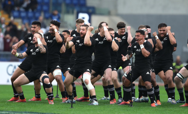 Italy: New Zealand All Blacks v Italy