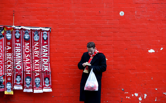 Liverpool v Crystal Palace - Premier League - Anfield Stadium