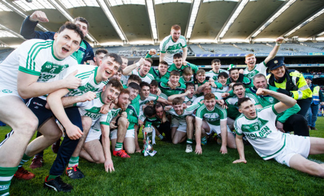 Ballyhale Shamrocks celebrate after the game