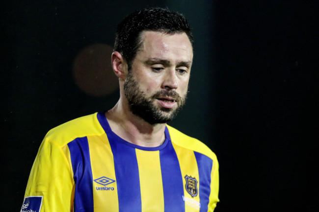 Damien Delaney dejected after the game