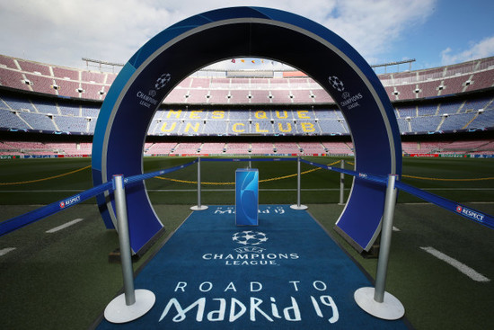 Barcelona v Manchester United - UEFA Champions League - Quarter Final - Second Leg - Camp Nou