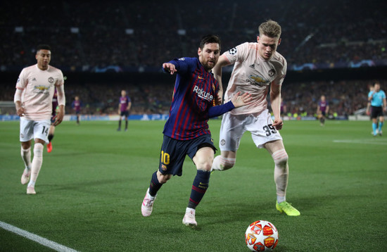 Barcelona v Manchester United - UEFA Champions League - Quarter Final - Second Leg - Camp Nou