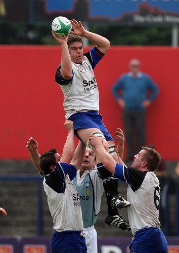 Billy Holland wins the lineout