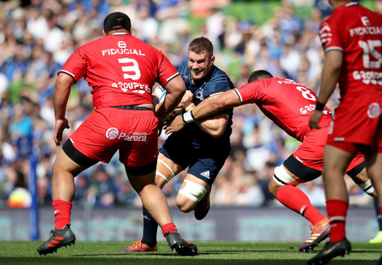 Sean O'Brien with Charlie Faumuina and Jerome Kaino