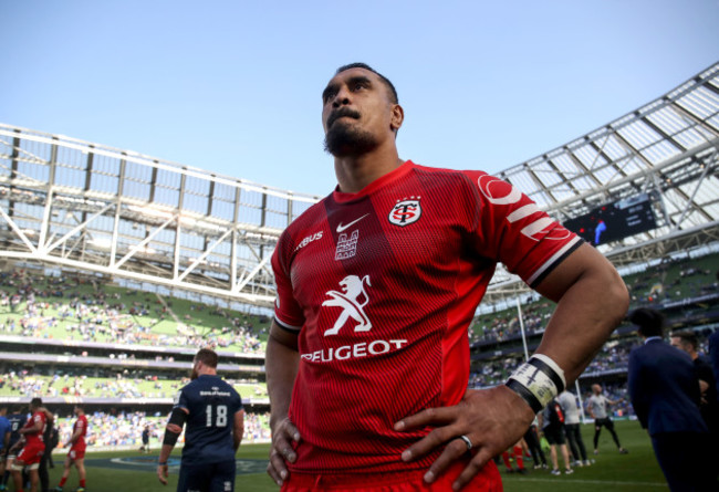 Jerome Kaino dejected after the game