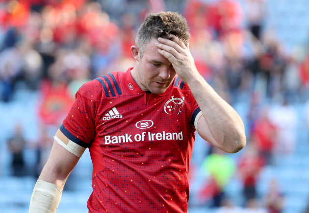 Peter O'Mahony dejected after the game