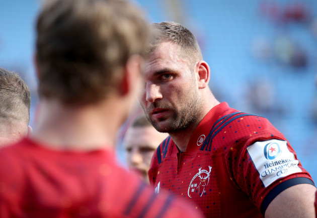 Tadhg Beirne dejected after the game