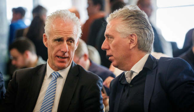 Mick McCarthy with John Delaney