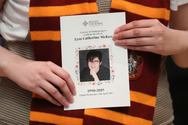 Lyra McKee funeral