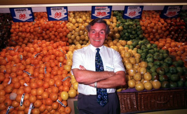 FILE PHOTO Superquinn founder and former senator Feargal Quinn has died aged 82 END