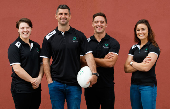 Ciara Griffin, Rob Kearney, Greg O'Shea and Louise Galvin