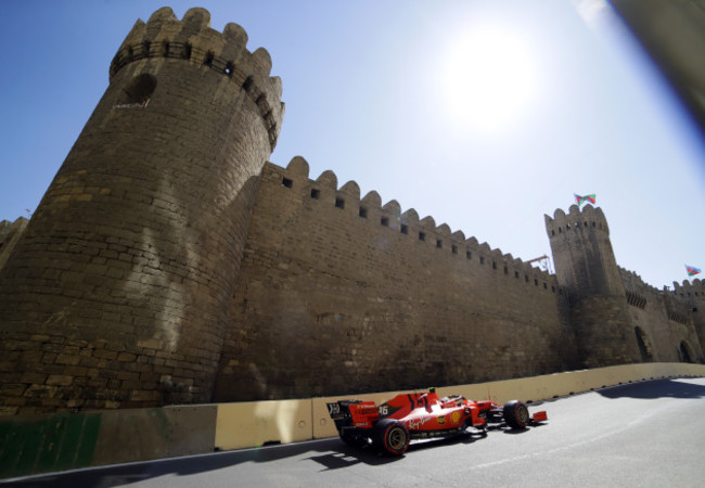 Azerbaijan F1 GP Auto Racing