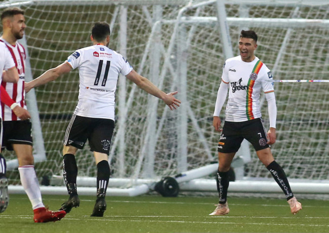 Danny Mandroiu celebrates his goal