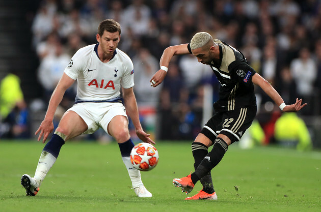 Tottenham Hotspur v Ajax - UEFA Champions League - Semi Final - First Leg - Tottenham Hotspur Stadium