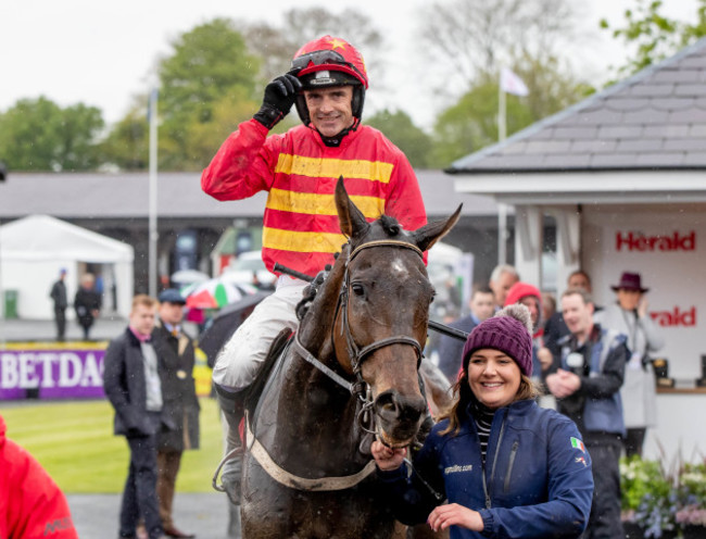 Ruby Walsh onboard Klassical Dream celebrates winning