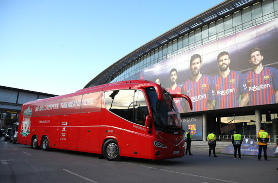 Barcelona v Liverpool - UEFA Champions League - Semi Final - First Leg - Camp Nou