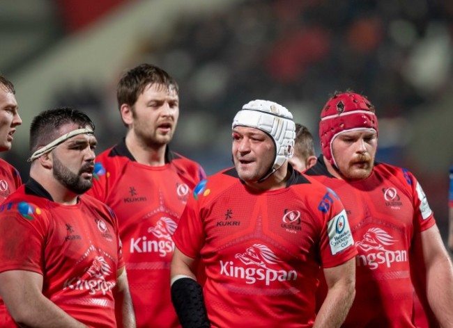 Marty Moore, Iain Henderson, Rory Best and Eric O’Sullivan