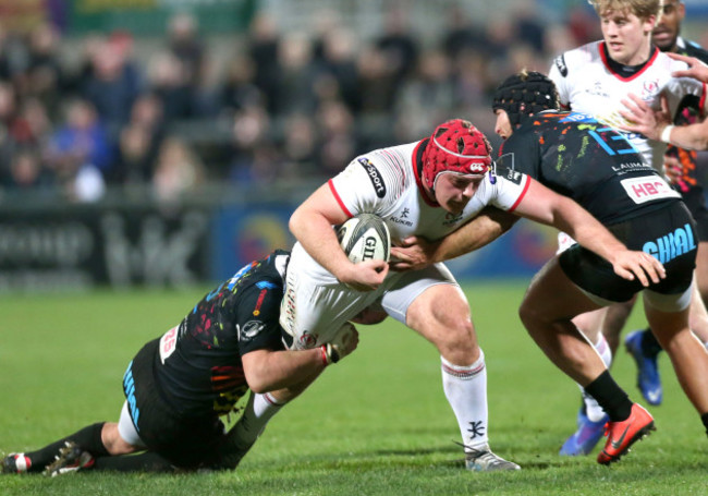 Eric O&rsquo;Sullivan in action with Nicolas De Battista