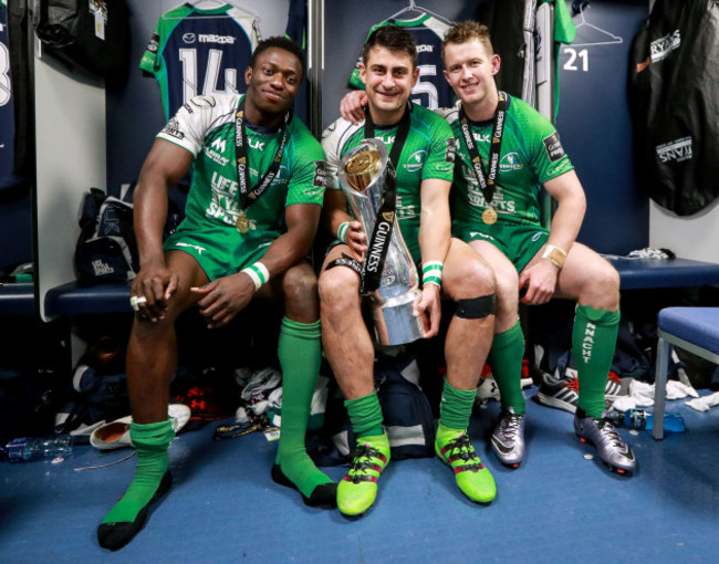 Niyi Adeolokun, Tiernan O&rsquo;Halloran and Matt Healy