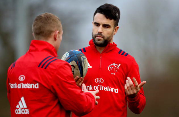 Keith Earls and Conor Murray