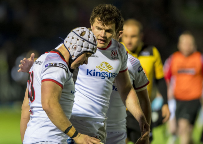 Jacob Stockdale consoles Luke Marshall