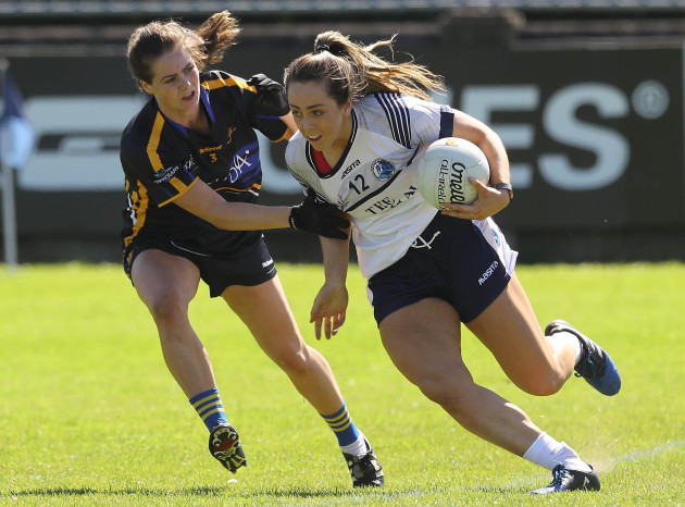 Aisling Sheridan tackled by Maria Curley