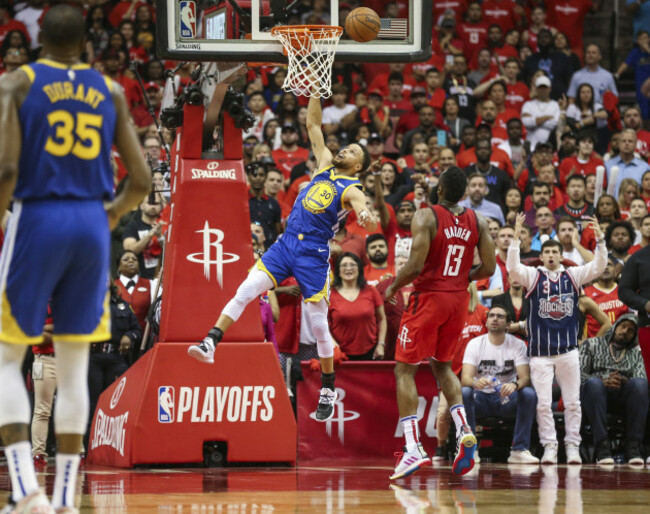 NBA: Playoffs-Golden State Warriors at Houston Rockets