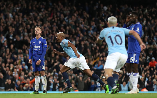 Manchester City v Leicester City - Premier League - Etihad Stadium