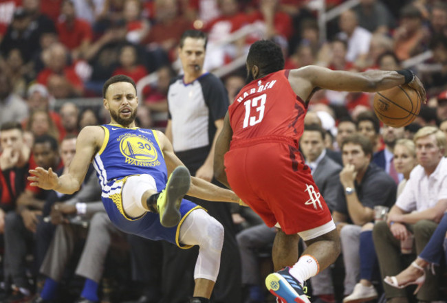 NBA: Playoffs-Golden State Warriors at Houston Rockets