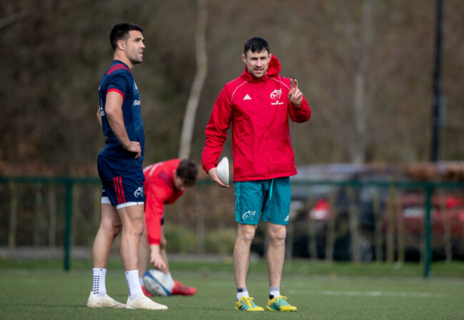 Conor Murray with Felix Jones