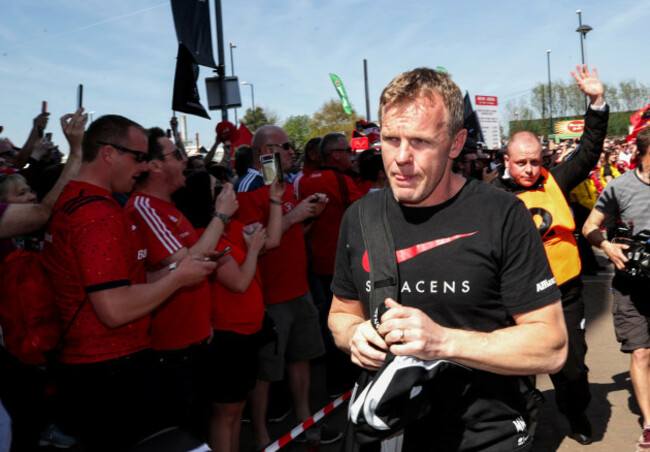 Mark McCall arrives