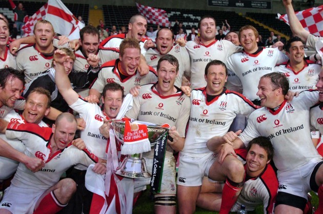 The Ulster team celebrate