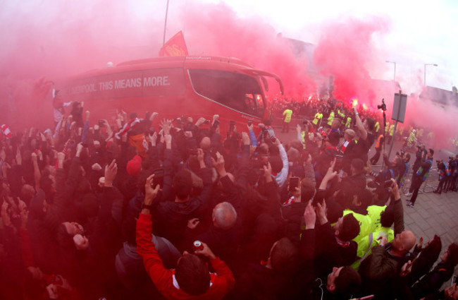 Liverpool v Barcelona - UEFA Champions League - Semi Final - Second Leg - Anfield