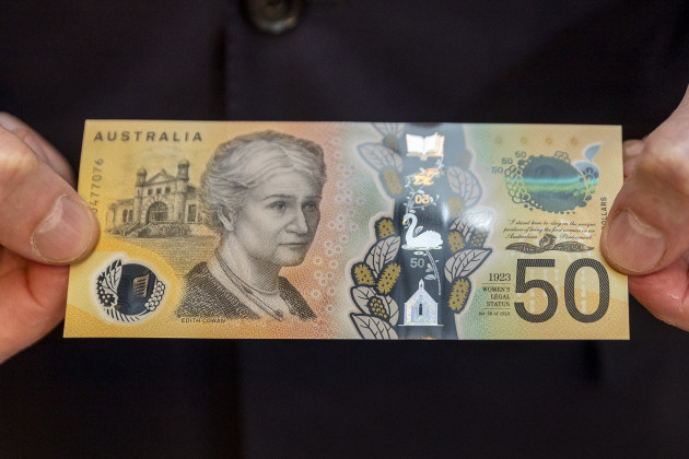 There's a typo on the new Australian $50 note (but 46 million them are already printed)