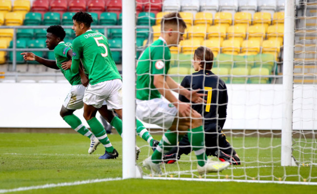 Timi Sobowale celebrates scoring