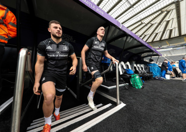 Robbie Henshaw and Devin Toner