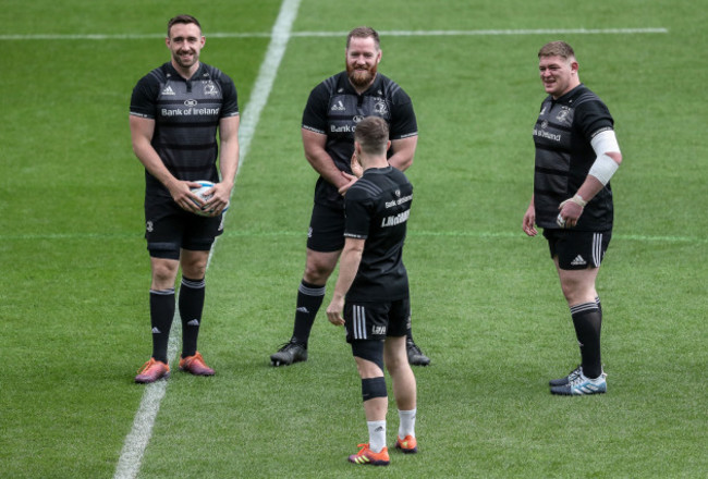 Jack Conan, Michael Bent, Tadhg Furlong and Luke McGrath