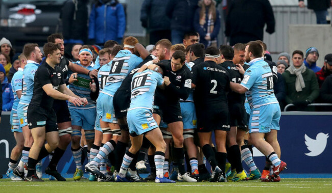 Tempers flare off the ball