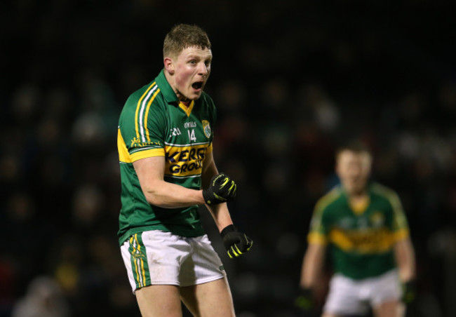 Conor Cox celebrates a score