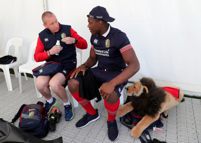 Phil Morrow with Maro Itoje