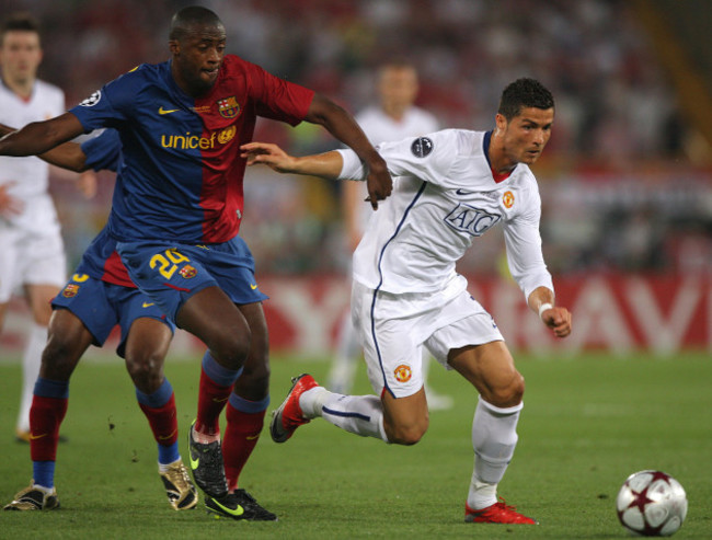 Soccer - UEFA Champions League - Final - Barcelona v Manchester United - Olympic Stadium